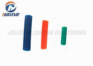 China Orange / Blue / White 5/16x1 Concrete Plastic Nylon Wall Plugs Anchor Bolt wholesale