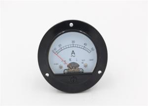 China Round Micro Analog Panel Amp Meter With TBT Flame - Retardant Plastic Base wholesale