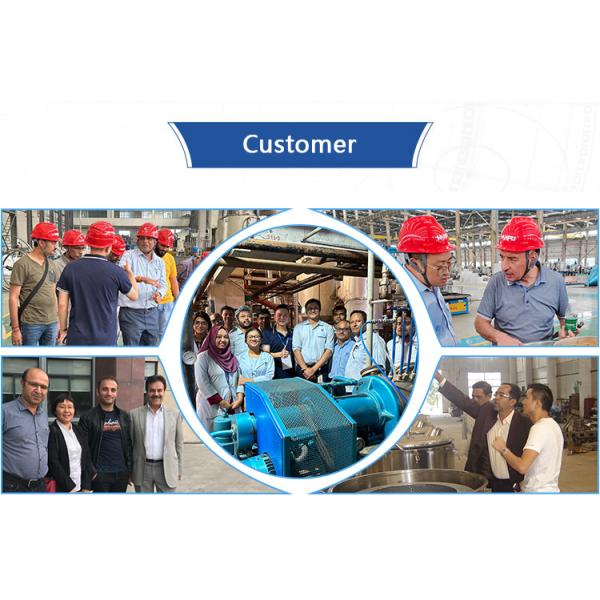 Titanium Alloy Pusher Centrifuge Small Industrial Liquid Solid Separator PLC