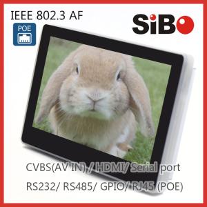 China 7 Inch  Onwall Mount Android GPIO Tablet PC With Power Over Ethernet on sale