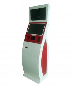 China Coupon printing Self Service Kiosk RFID Read for tickets , free Standing wholesale