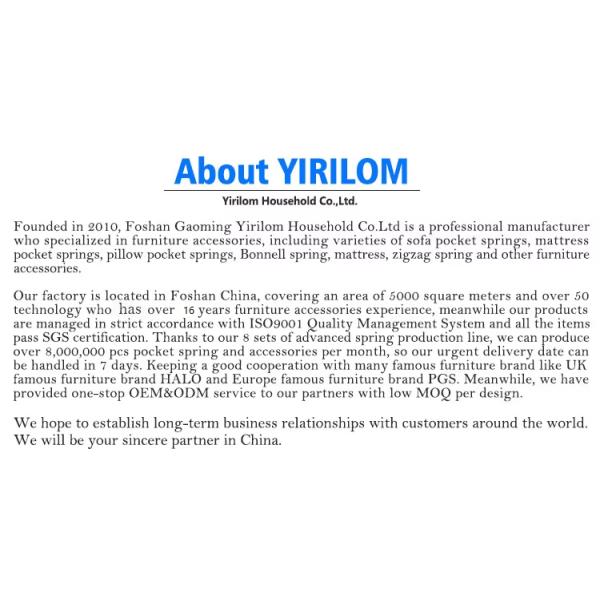 Manufacturer High Quality 2.4mm Steel Mattress Bonnell Spring Coils System Unit For Mattress 4