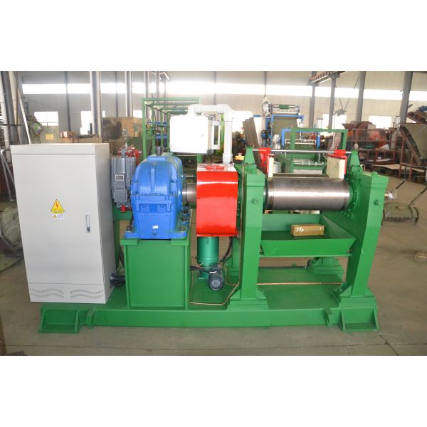 PLC Controlled Two Roll Rubber Mixing Mill with Φ450X1200 Roller and 55KW Motor Power