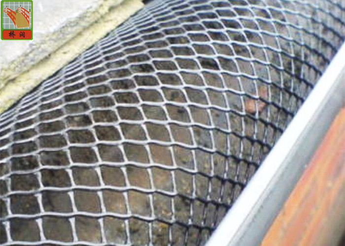 Precision Plastic Construction Netting / Plastic Gutter Screens Leaf Moss Guard
