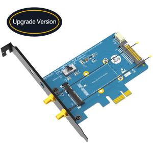 Mini PCI-E PCI Express to PCI-E 1x Adapter for WiFi and 3G-4G-LTE card