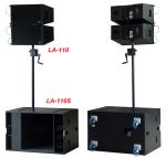 Line Array Sound System , 2x1"+10" 400W Line Array Speaker For Living Event , DJ