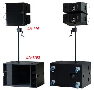 Line Array Sound System , 2x1+10 400W  Line Array Speaker For Living Event , DJ And Party
