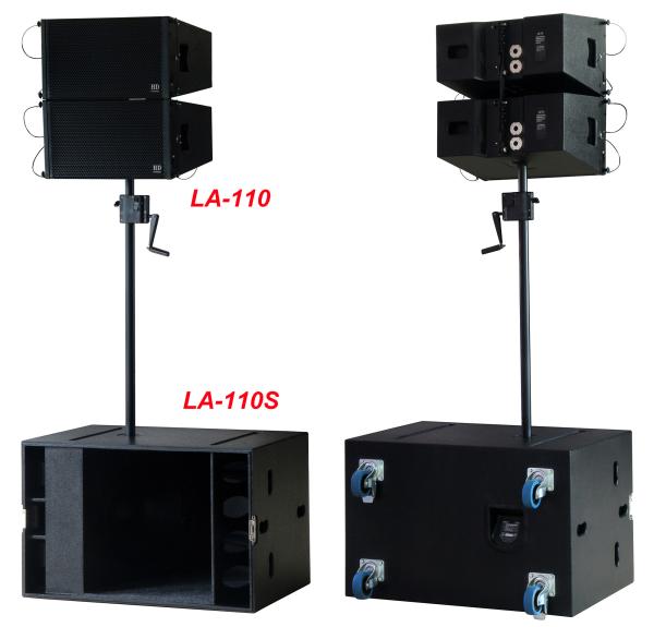 Quality Line Array Sound System , 2x1"+10" 400W  Line Array Speaker For Living Event , DJ And Party for sale