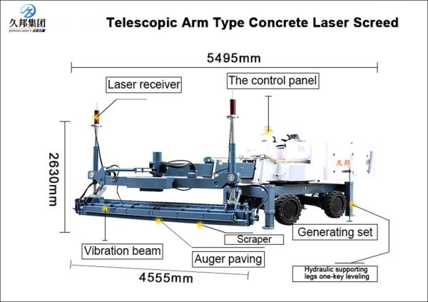 Quality JB60-40 Laser Guided Screeds Using Cutting Edge Technology To Automate for sale