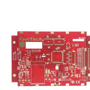 China Customized HDI Printed Circuit Board Assembly Automotive Electronics Red Pcb Board on sale