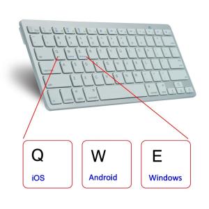 Thailand Portable Bluetooth Keyboard Fully Compatible With Multi System