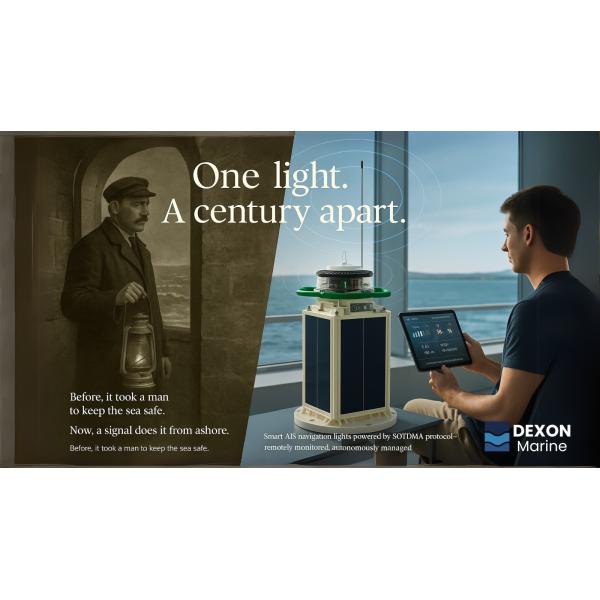 All In One 5-8nm Visibility AIS Solar Marine Lanterns LED Navigation Lantern IP68 Waterproof