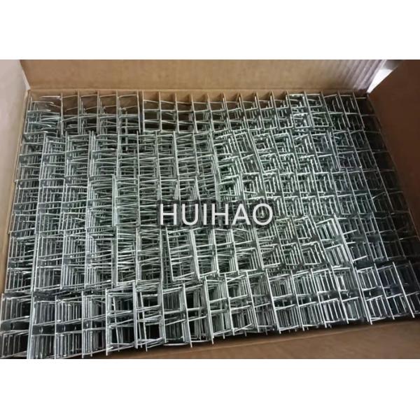 Stainless steel 8-prong impaling clips for fiberglass acoustical panels