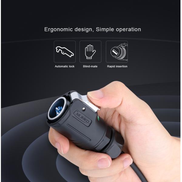 CNLINKO Dust protection Waterproof Plug to Socket Plastic Housing Fiber Optic Connector