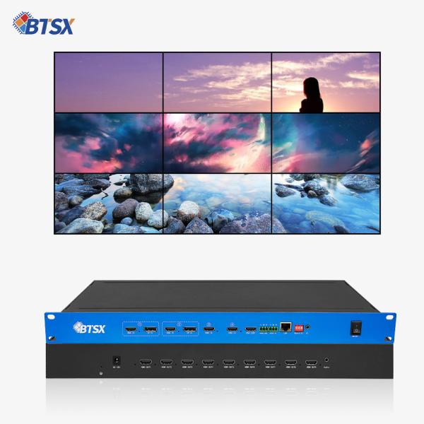 All Iron Shell Material Video Wall Controller with 2 DP 1.2 Input Interface