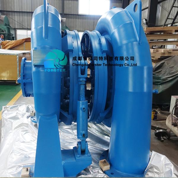 750-1000r/ Min Hydroelectric Power Turbine 100kw - 300kw For Wide Water Head
