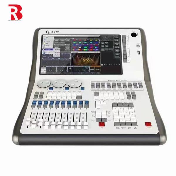Quality Performance Stage DMX512 Lighting Controller QUARTZ With 14.1 Inch Screen for sale