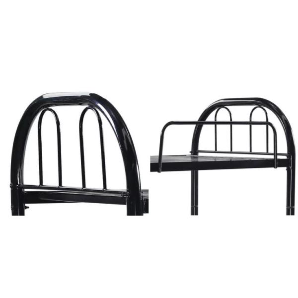 Heavy Duty Steel Hostel Metal Twin Bunk Bed Frame