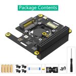 New version 3 in 1 Combo M.2 NVMe to PCIe Adapter with cooler fan and Automatic