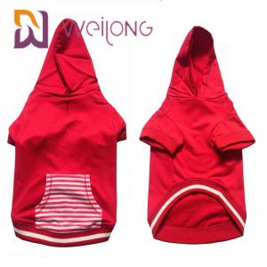 China Customized Colours Printing House Pet Dog Christmas Hoodie CVC For Autumn / Winter wholesale
