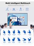 Qtenboard 65 Inch Lcd Interactive Flat Panel Multi-touch All in One Interactive