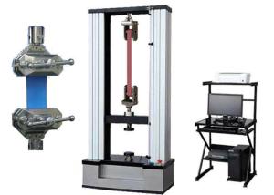 China Double Columns Rubber Mateial Universal Tensile Testing Machine With Precise Load Cell wholesale