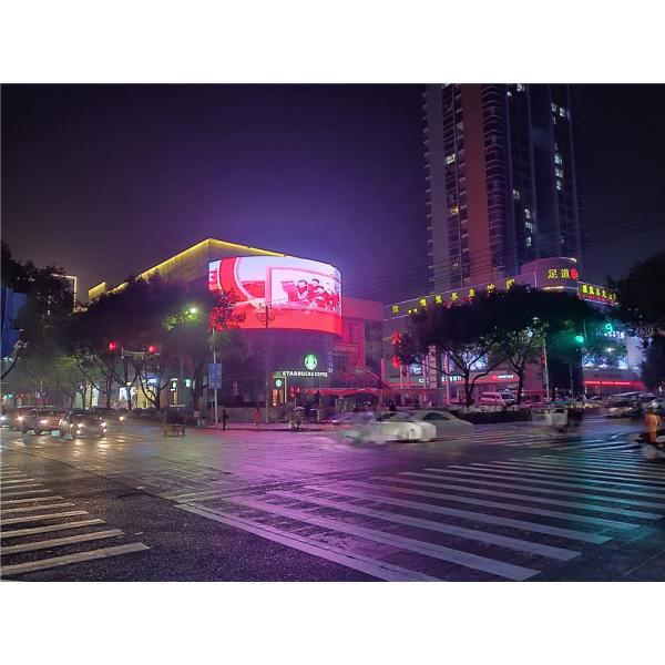 Outdoor Flexible LED Mesh Curtain High Brightness High Refresh Rate