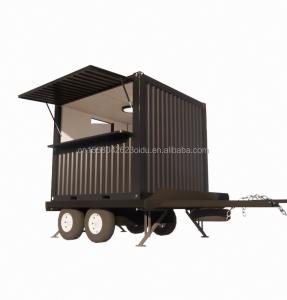 China Folding Container 10ft Pop-up Mobile Home Trailer for Modern Tiny Custom Prefab Bar Camping House on Wheels Trailer wholesale