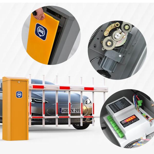 24VDC RS485 Traffic Light Output Brushless Motor Automatic Barrier Gate for Easy Installation and Maintenance
