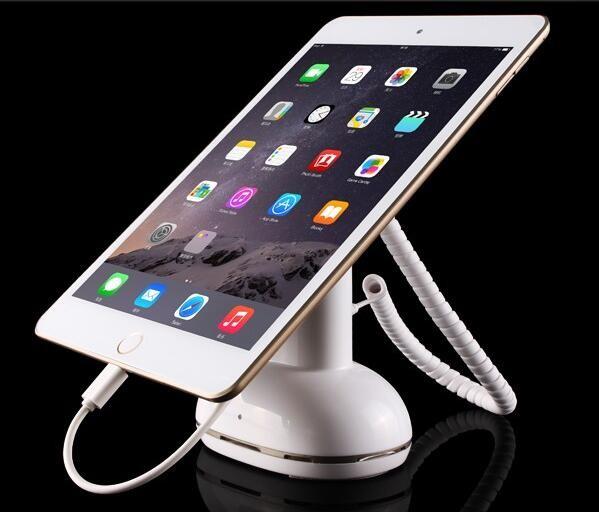 Quality COMER tablet sensor counter support for retail display security with alarm sensor and charging cord for sale