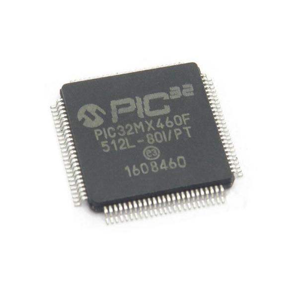Quality MICROCHIP PIC32MX460F512L-80I/PT 32-bit Microcontrollers Chips Integrated Circuits IC for sale