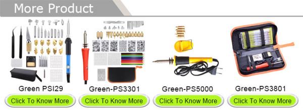 PS10KT Wood Burning Kit / Soldering Kit 28 Tips With Regulator Temperature Control