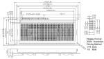 Custom Made Character LCD Module For Telephone / Home Automation