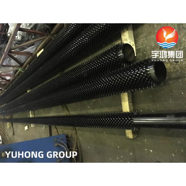 ASTM A335 P9 Studded Fin Tube For Fired Heater Steam Boiler
