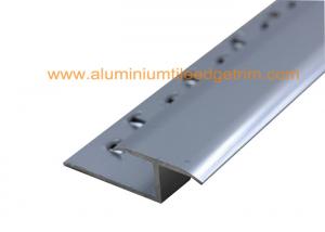 China Satin Matt Silver Aluminium Carpet Trim Metal Door Threshold Strips Hard Surface wholesale