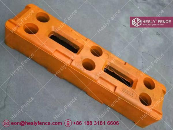 temporary fencing rubber feet