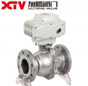 China Stainless Steel ANSI Flanged Ball Valve with Pneumatic/Electric Actuator Q41F-150LB wholesale
