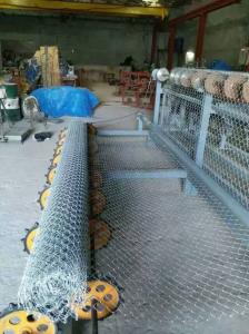 China 2m-4m width double wire feeding Fully Automatic Chain Link Fence  Machine for fence wholesale