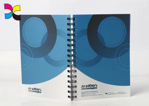 CMYK Color Paper Printed Notebooks  With Metal Spiral /  Lined Notebook For School