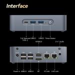 AMD Ryzen 9 5900HX Mini PC 2 LAN DDR4 Mini Game PC With Large Flow Fan