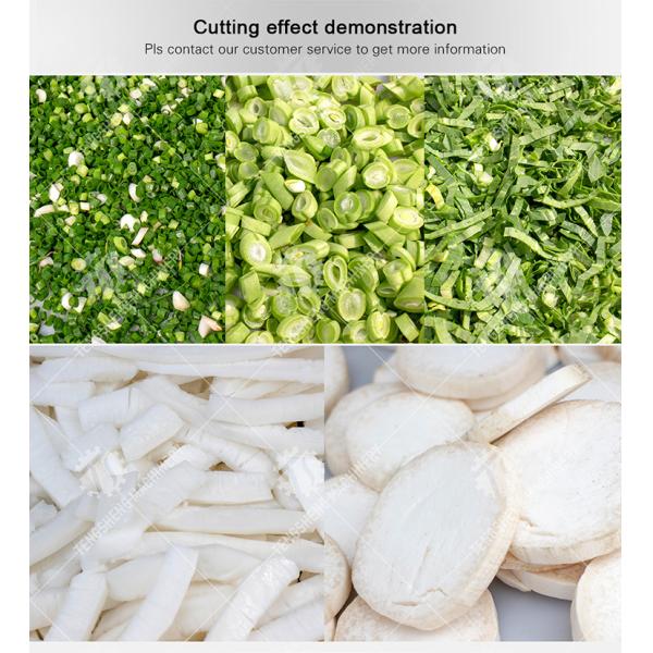 Celeriac Cauliflower Vegetable Slicer Cutter Machine , Collard Green Leaves Cutting Machine