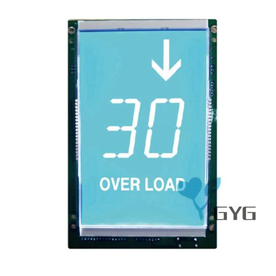Quality ELEVATOR LCD DISPLAY GVY402A , LIFT COMPONENT 16 LCD SEGMENT DISPLAY for sale
