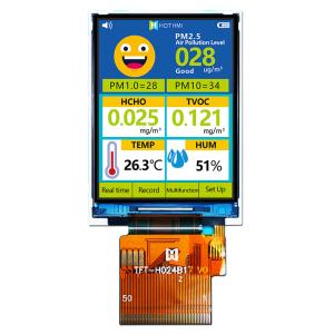 2.4 Inch 240x320 SPI TFT Module , IC ST7789 Sunlight Readable LCD TFT-H024B17QVIST6N50