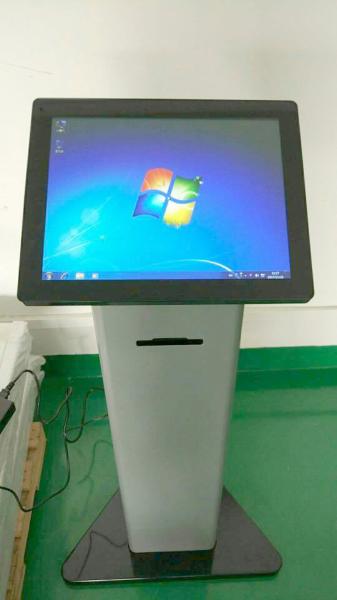 Quality 15.6 Inch Self Service Kiosk PC Capacitive Touch Screen With Printer / Card Reader for sale