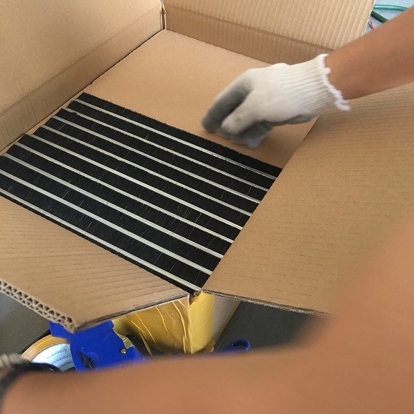 Industrial Nylon Weather Strip Brush Dustproof Sliding Door Brush Seal