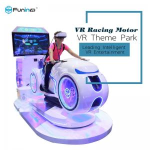 China One Player VR Racing Car Driving Simulator Futuristic Design For Game Zone wholesale