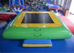 0.9mm PVC Inflatable Water Boucer, Trampoline With Slide, inflatable Trampoline