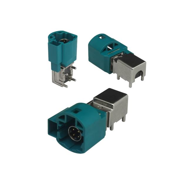 Quality FAKRA HSD Connector Right Angle Type PCB Mount 4+2Pin Z Code Connector for sale