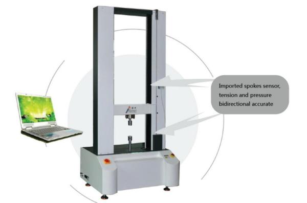 Double column Computer Servo Tensile Compression Universal Testing Machine iPT