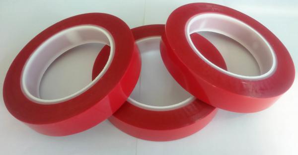 75um Thickness 55M Film Splicing Tape Red Base Material For Label Printing